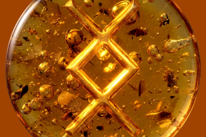 Placka "Ingwaz" Runa Potenciálu (Amber Edice)