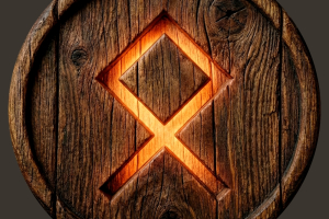 Placka "Othala" Runa Domova (Oak Edice)