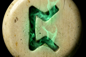 Placka "Perthro" Runa Osudu (Glow Edice)